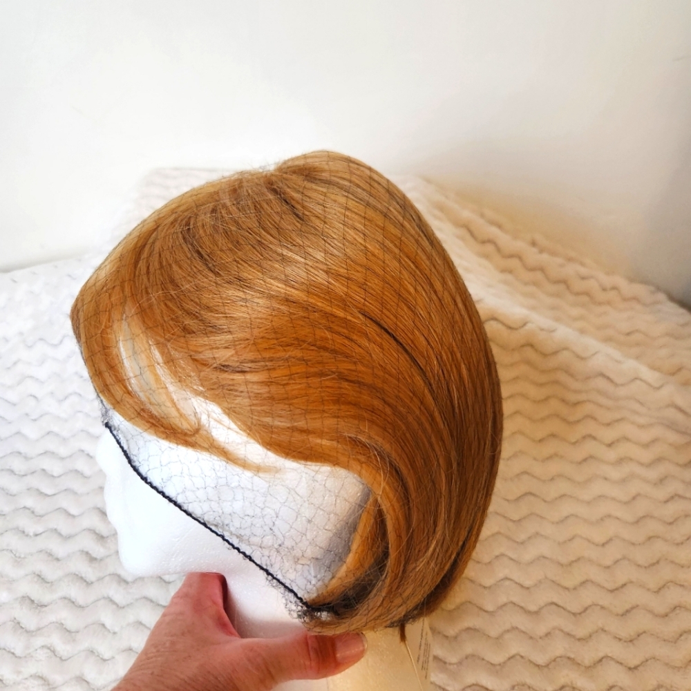 Wigsbuy Anna Emma Heat Resistant Strawberry Blonde Lace Front Cap-Open Weft Wig